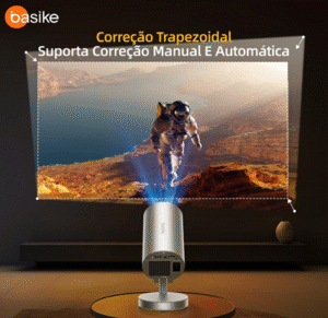 Mini Projetor Portátil 4K Full HD