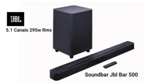 Soundbar Jbl Bar 500 5.1 Canais 295w Rms - Capa